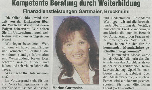 Presseportrait Marion Gartmaier